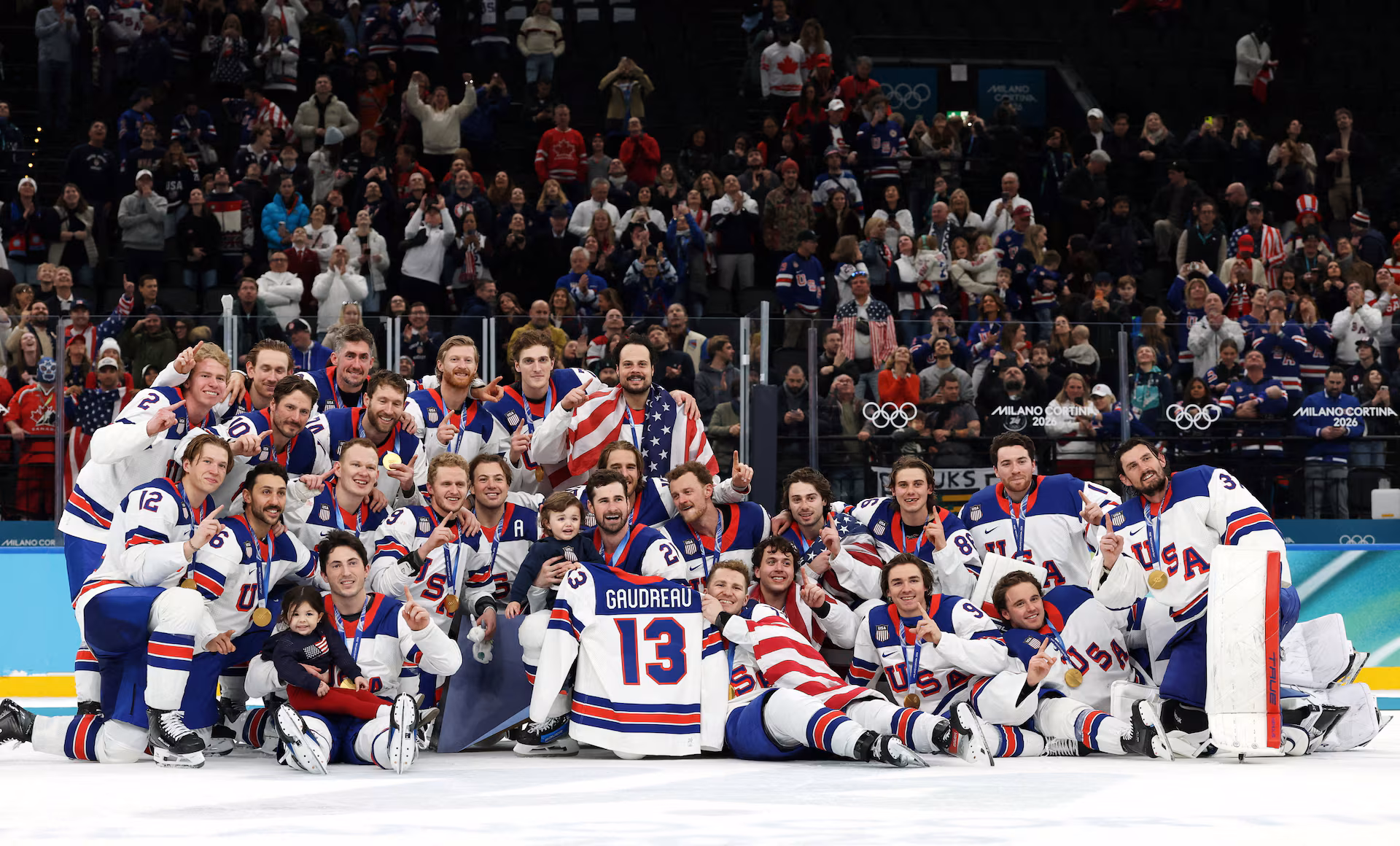 АМЕРИКИЙН ЭРЭГТЭЙ ХОККЕЙН ШИГШЭЭ БАГ 46 ЖИЛИЙН ДАРАА ОЛИМПООС АЛТАН МЕДАЛЬ ХҮРТЛЭЭ