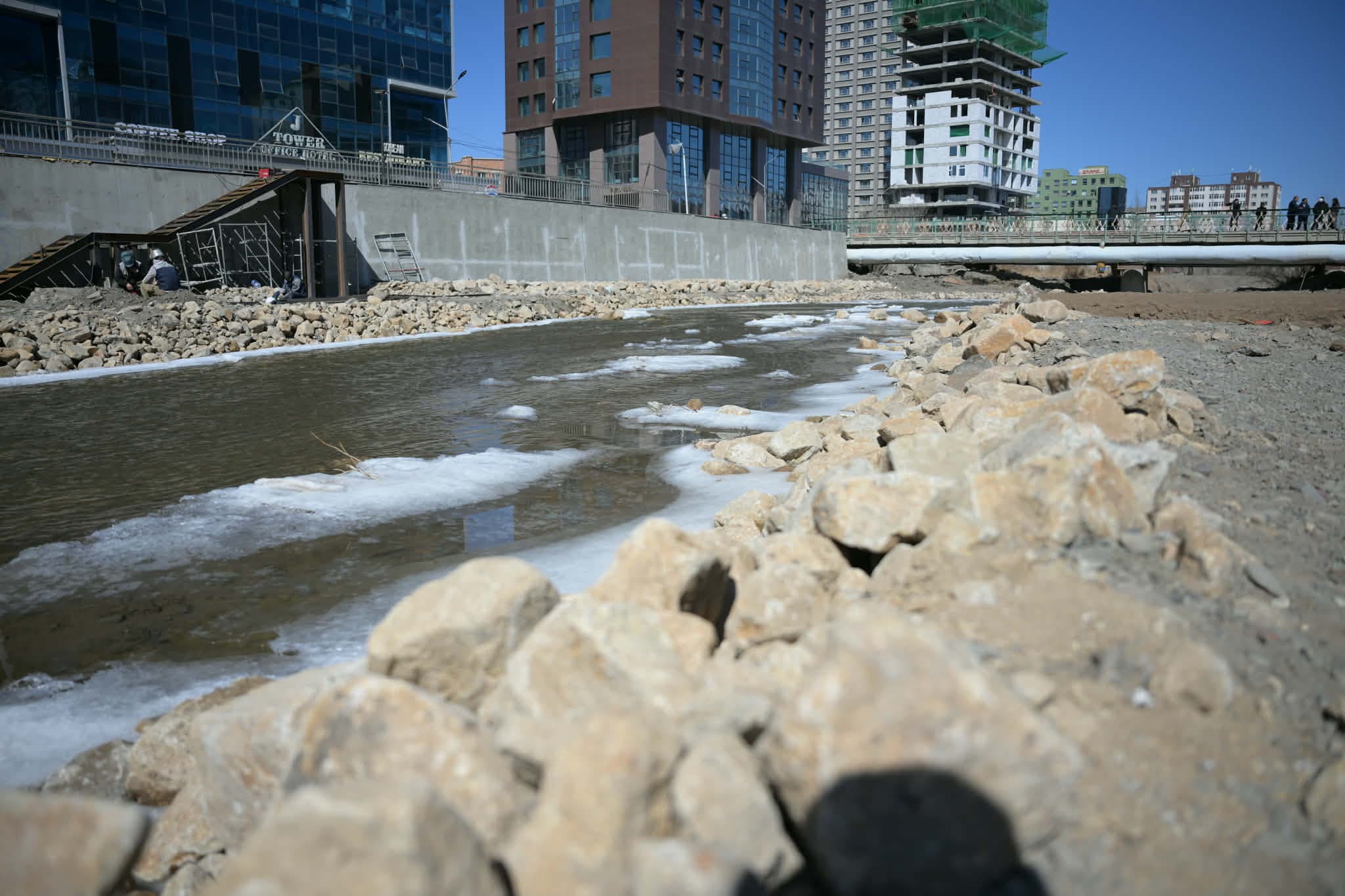 Сэлбэ голын гадна тохижилтын ажил 60 орчим хувьтай үргэлжилж байна