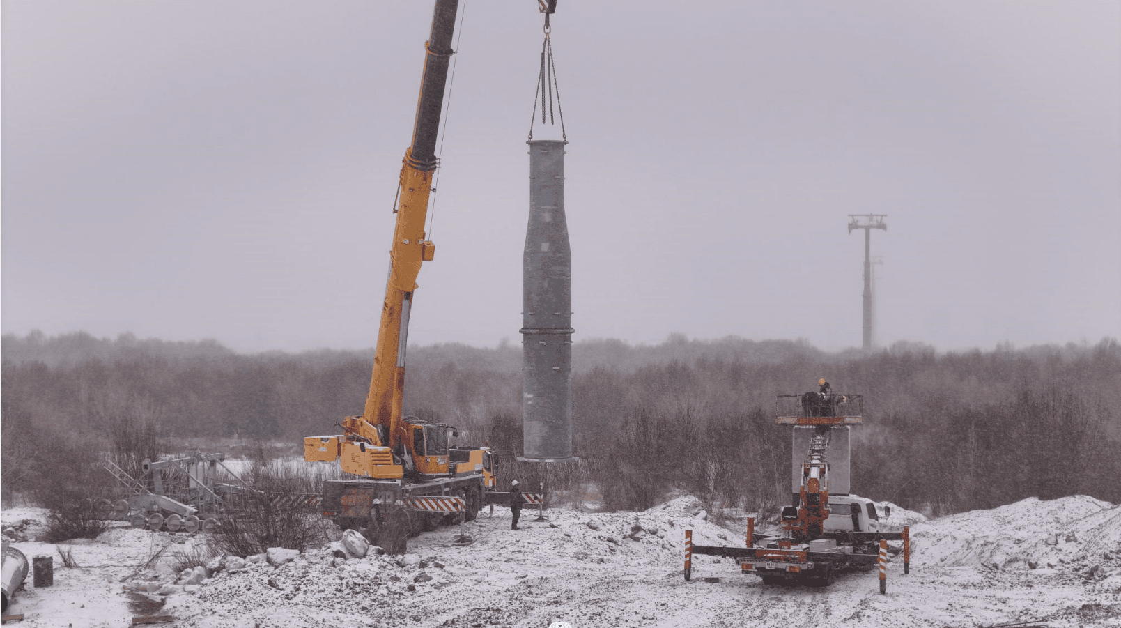 Дүүжин замын тээвэр төслийн 19 тулгуур баганыг бүрэн суурилуулж дууслаа