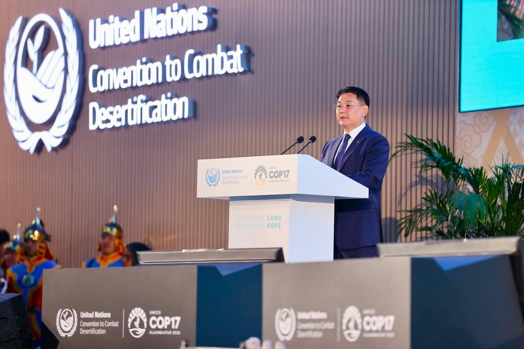 Ерөнхийлөгч У.Хүрэлсүх: COP17 хурлаар асуудлыг хэлэлцээд орхих бус, бодит шийдвэр, үр дүн гарна гэдэгт итгэлтэй байна